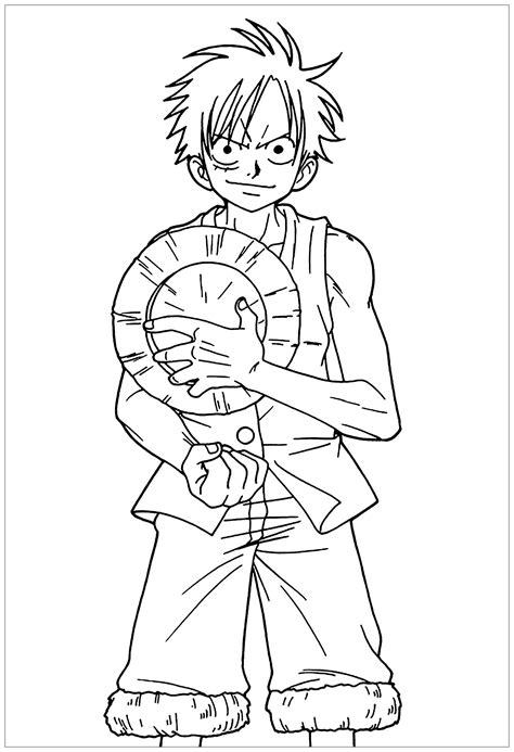one piece manga coloring pages
