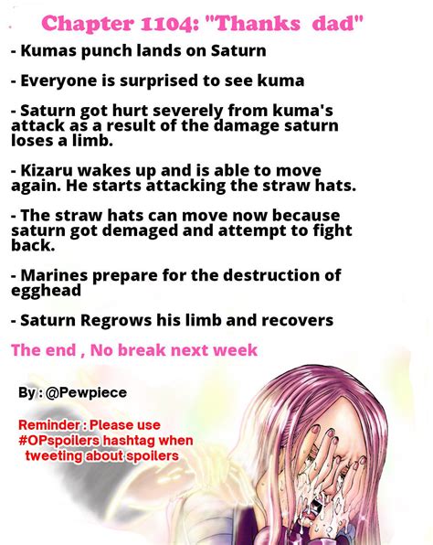 one piece manga spoilers 1104