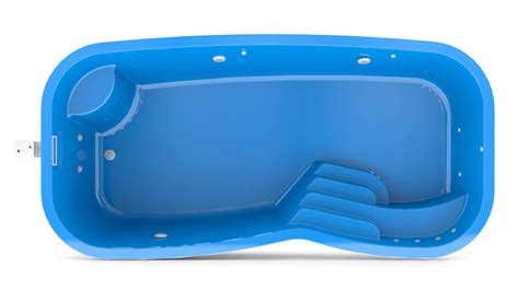 one piece molded swimming pools