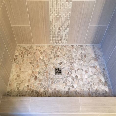 one piece shower quartz floor