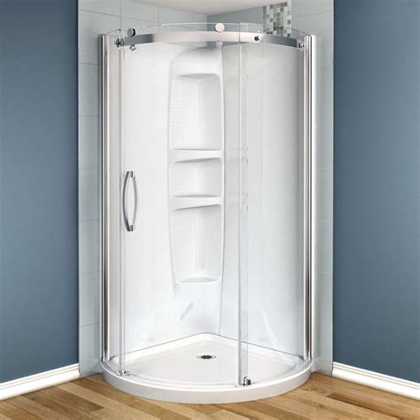 one piece shower stall door
