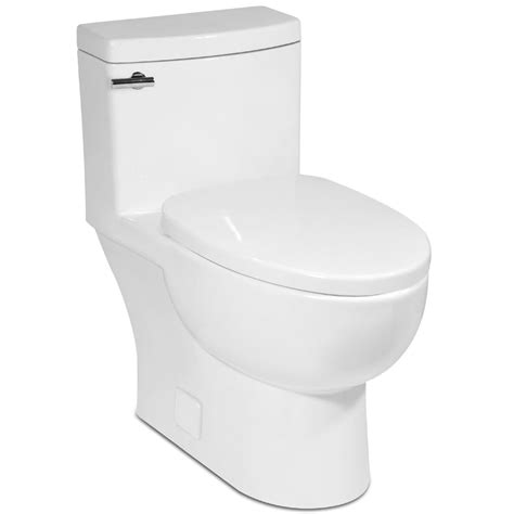one piece skirted toilet