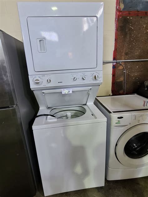 one piece stacked washer dryer