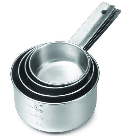 one piece stainless steel measuring cups