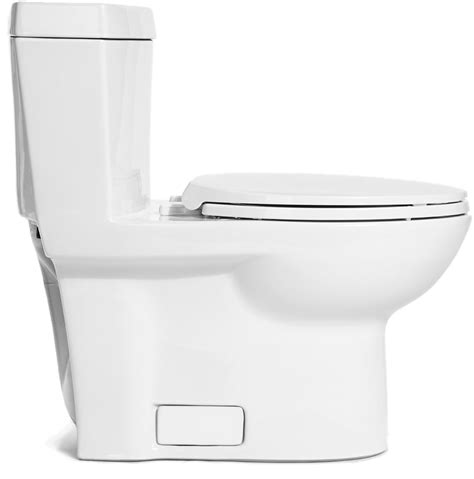 one piece stealth 0 8 gpf single flush elongated toilet