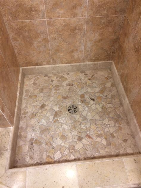 one piece stone shower floor