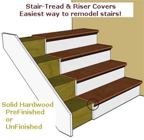 one piece wood stair tread and riser