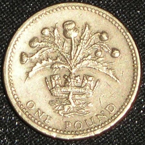 one pound elizabeth 1984 coins value