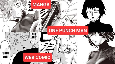 one punch man webcomic vs manga