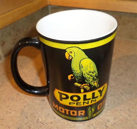 one quart motor oil logo ceramic mug