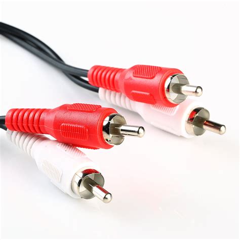 one rca male to two rca female audio y cable