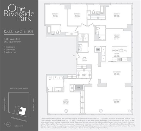 one riverside park nyc floor plans
