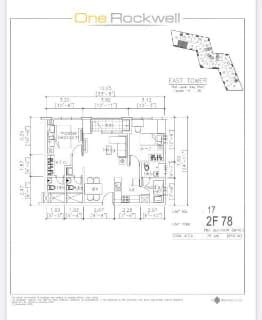 one rockwell east tower floor plan