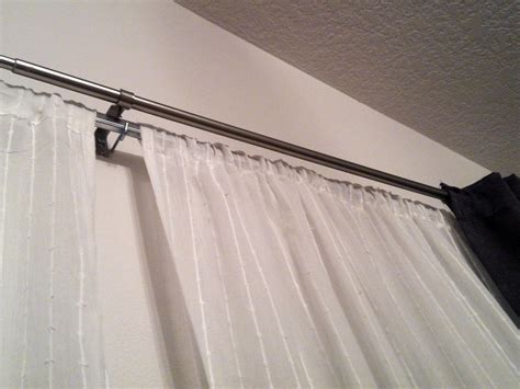 one rod two curtains