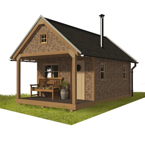 one room cabin building plans