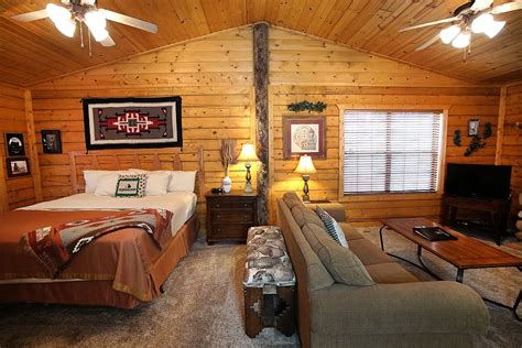 one room cabin layout