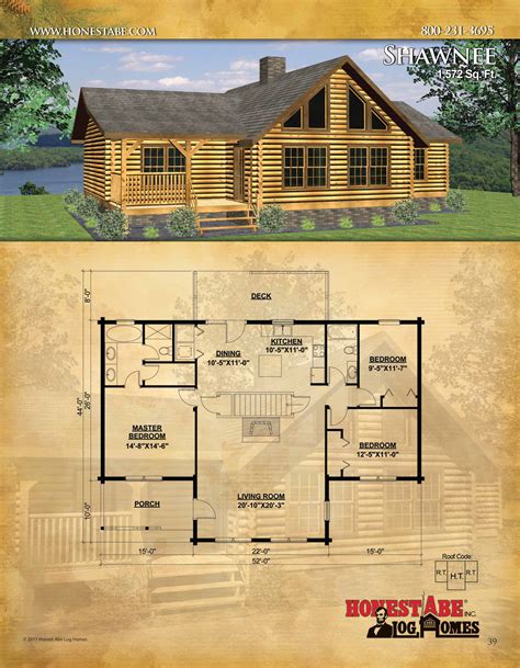 one room cabin plans free