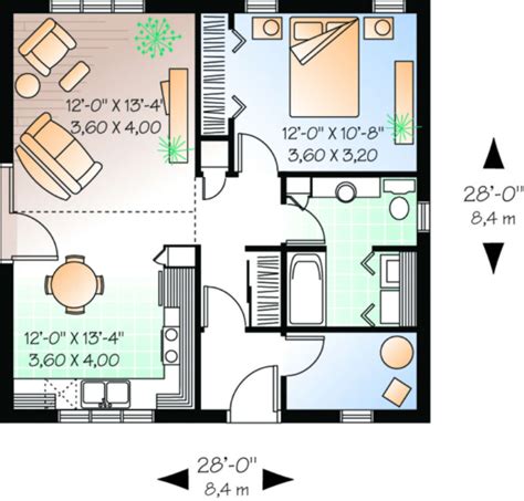 one room deep floor plans