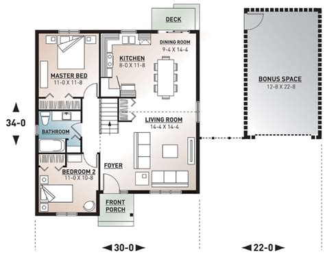 one room home floor plans