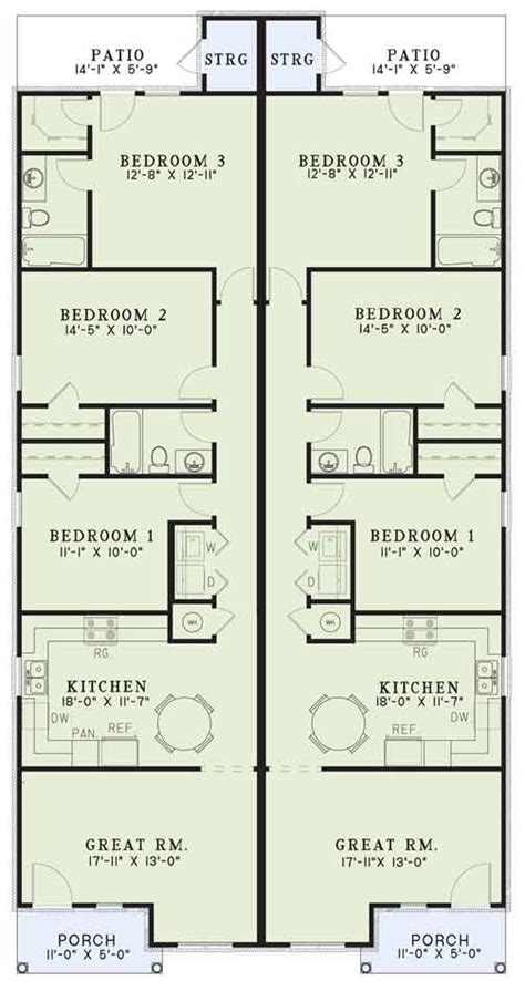 one room living floor plans