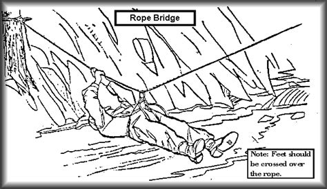 one rope bridge instructions