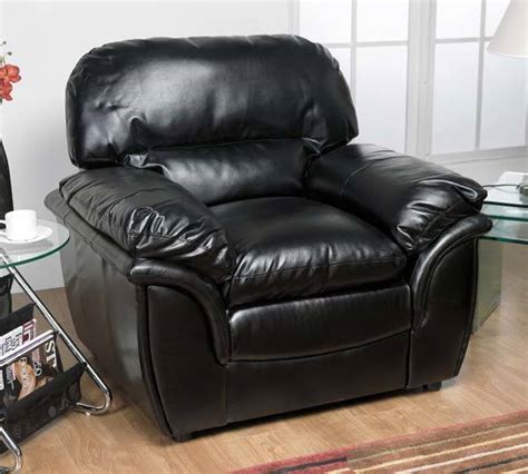 one seater leather sofa