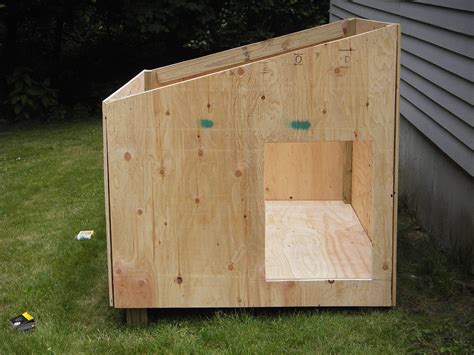 one sheet of plywood dog house plans