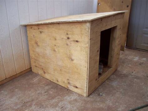 one sheet of plywood dog house