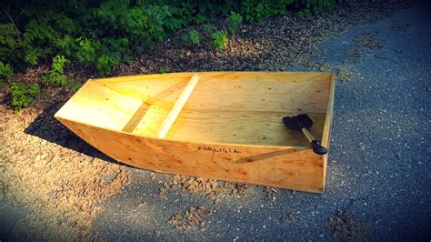 one sheet plywood jon boat