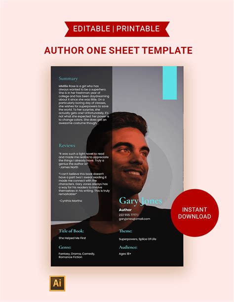 one sheet template word