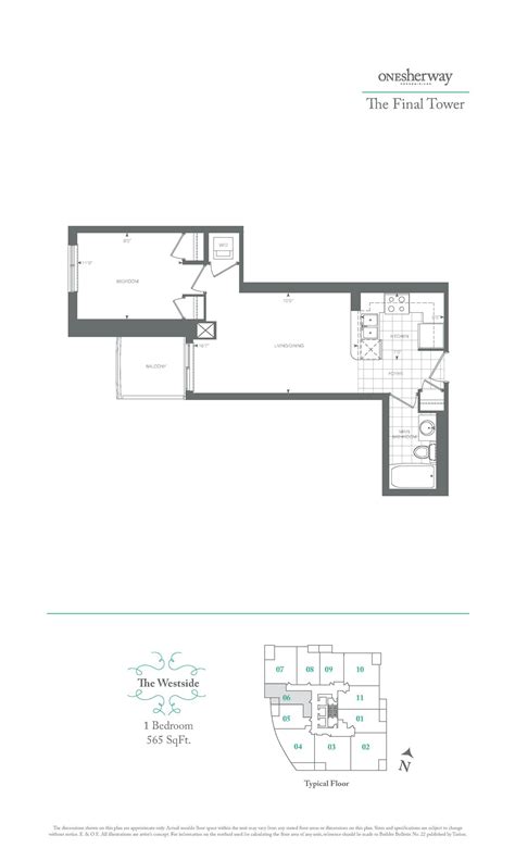 one sherway floor plans