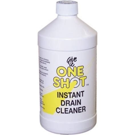 one shot drain cleaner safe for plastic pipes