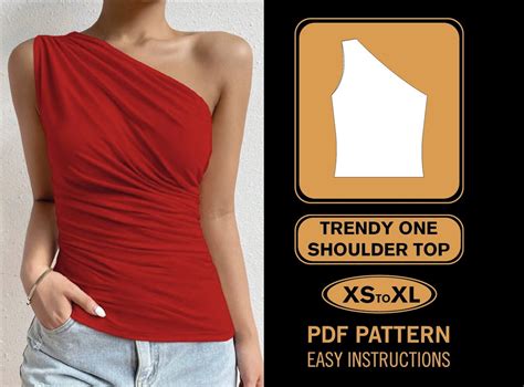 One Shoulder Top Sewing Pattern