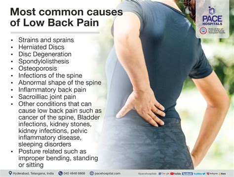 one side lower back pain causes