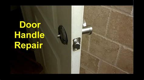 one side of door handle not working
