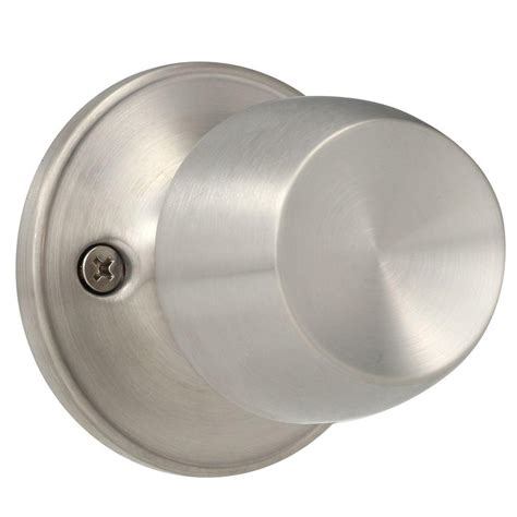 one sided active passage door knobs with blank circular plate