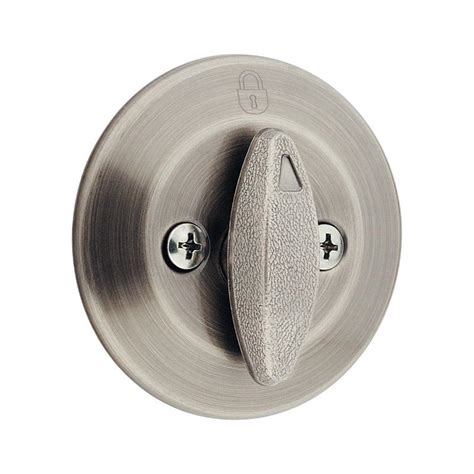 one sided deadbolt with exterior plate