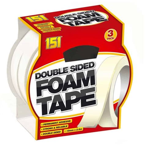 one sided foam tape