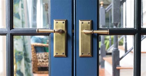 one sided french door handles