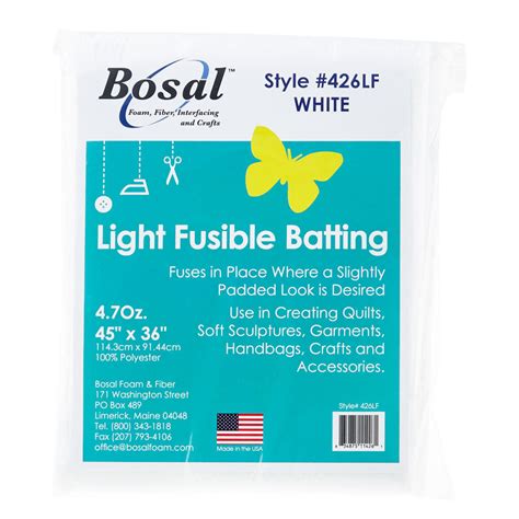one sided fusible batting