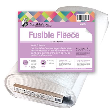 one sided fusible batting