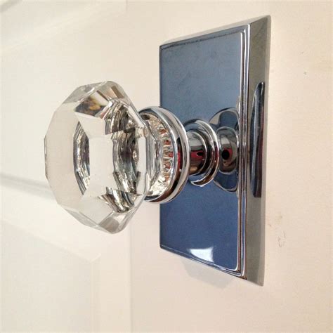one sided glass door knob