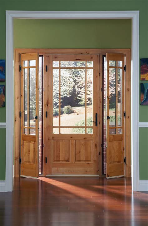 one sided glass door