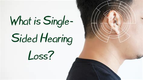one sided hearing loss and tinnitus