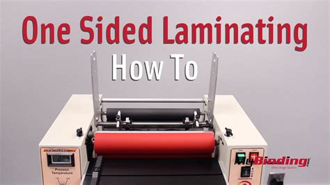 one sided lamination for