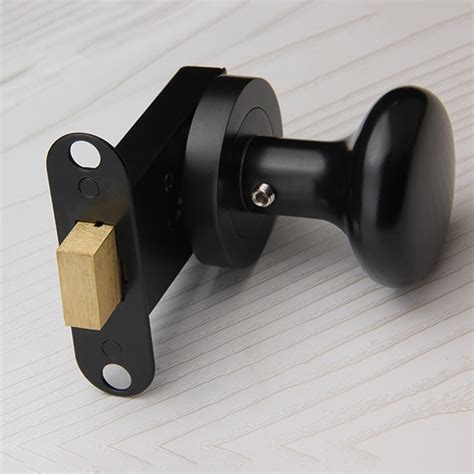 one sided lever locking door knob