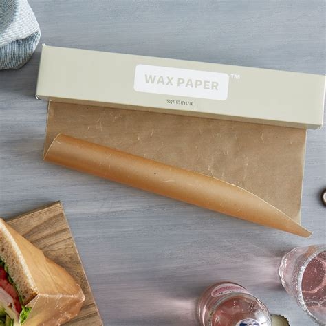 one sided wax paper