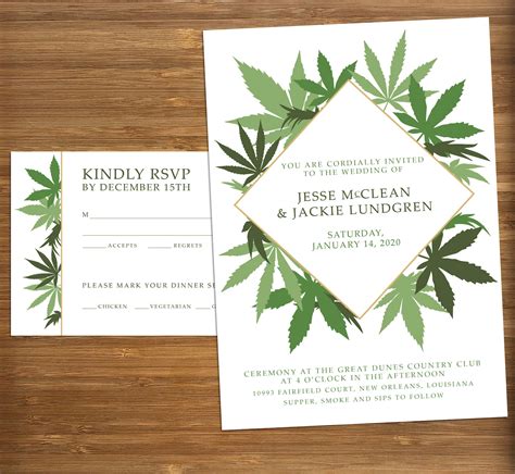 one sided wedding invitations