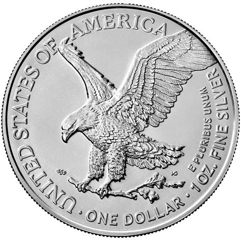 one silver eagle coin