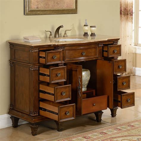 one sink vanity with dressing table